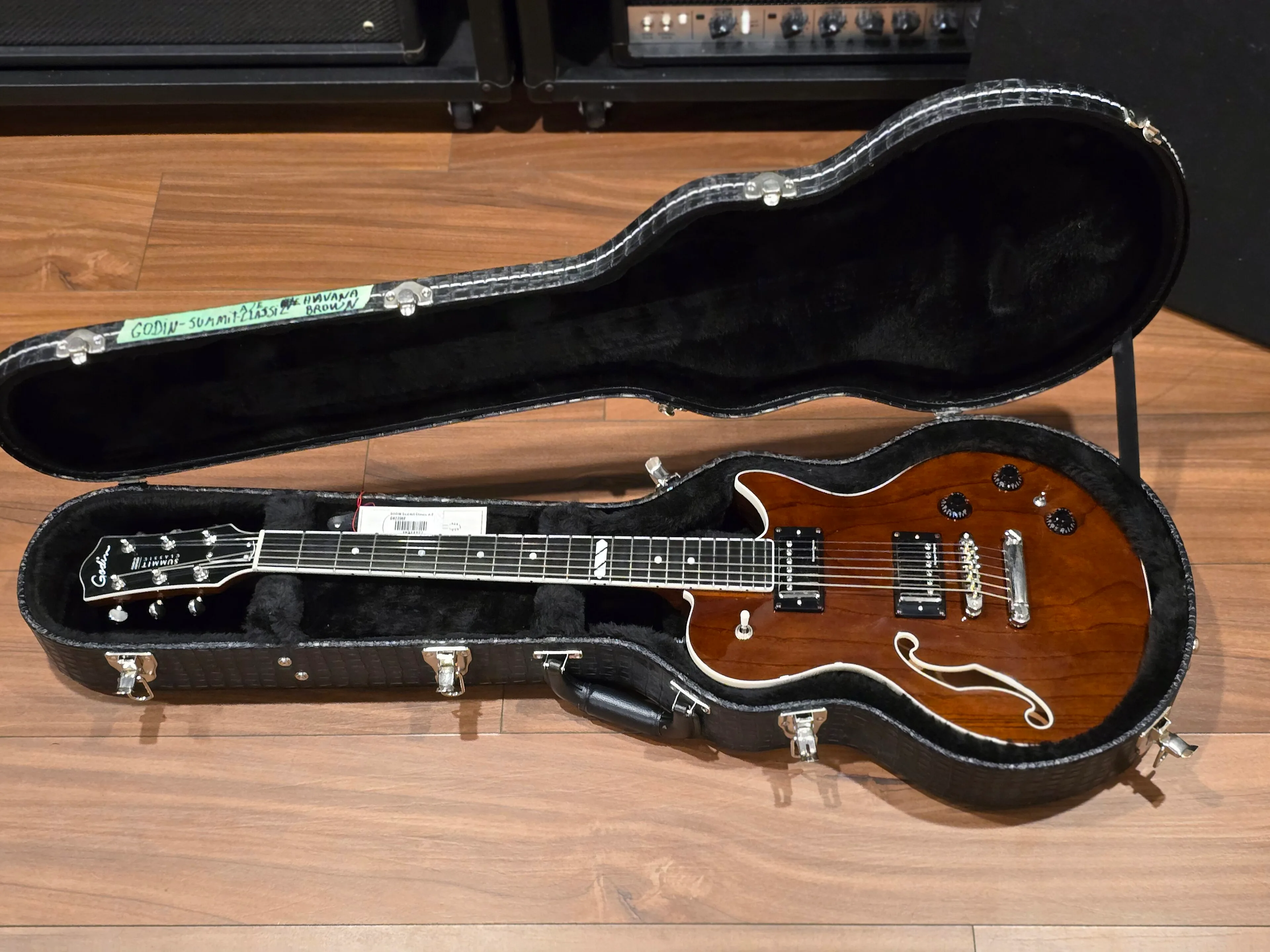 Godin Summit Classic A/E Havana Brown – Image 4