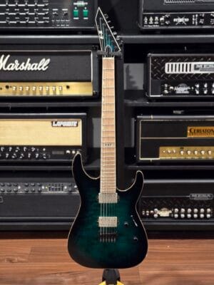 ESP E-II MII NT Black Turquoise Burst