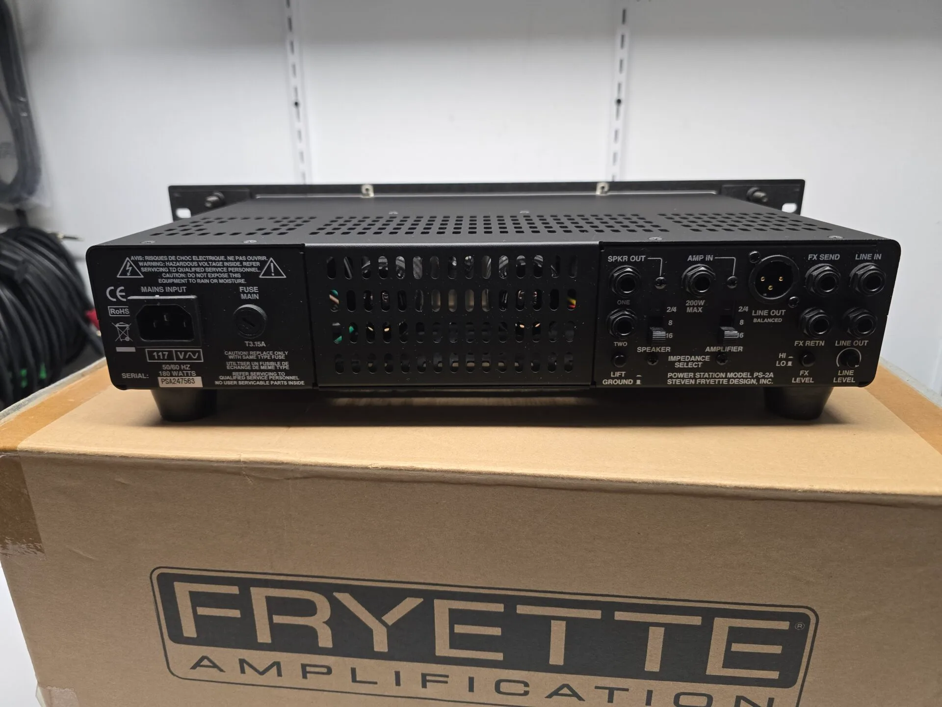 Fryette Power Station PS-2A + Deluxe Rack Mount Kit - Image 3